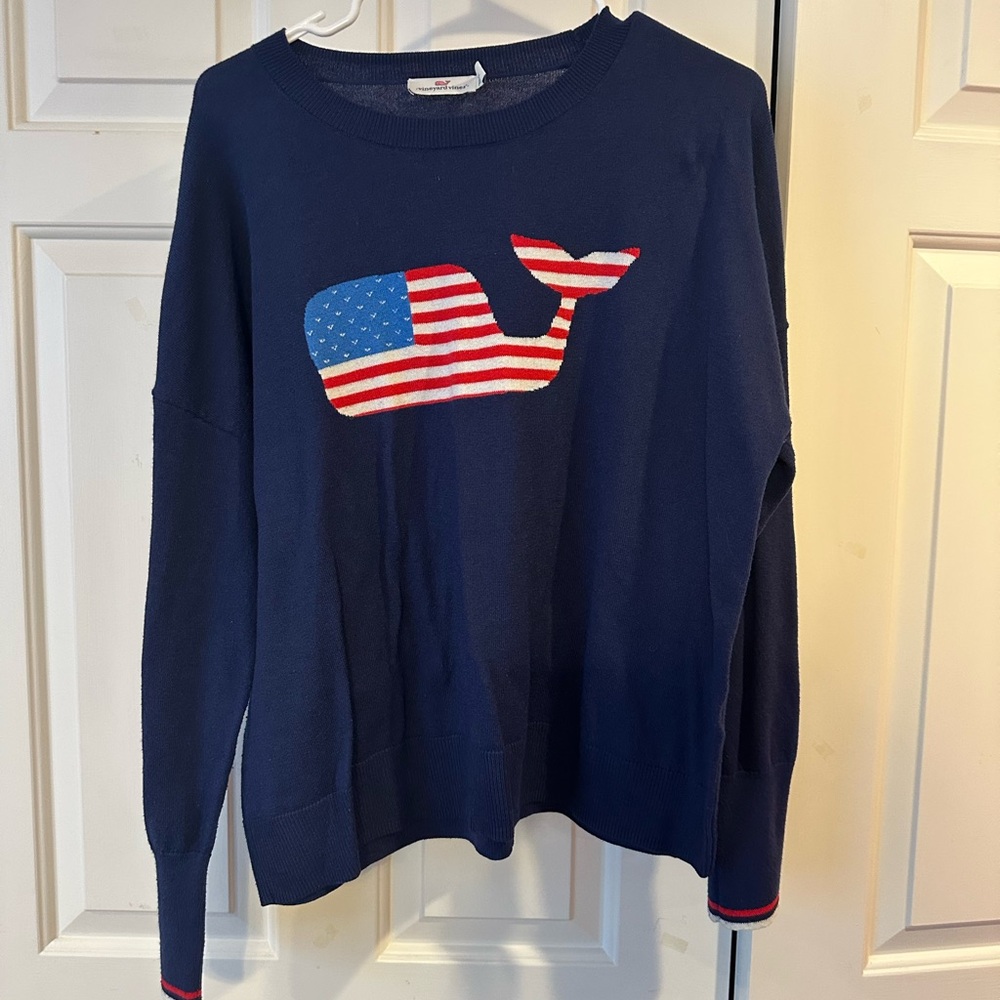 Vineyard Vines Navy Knit Sweater